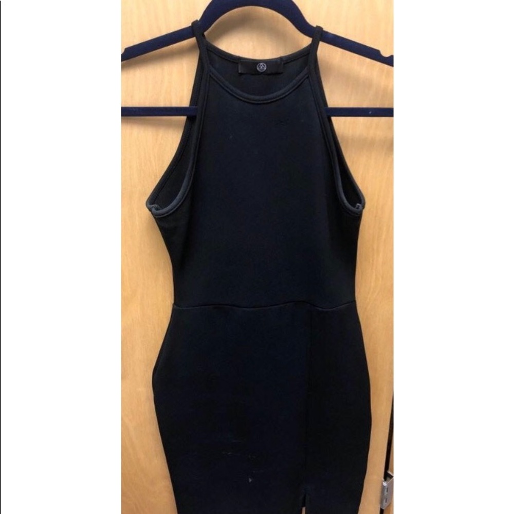 Missguided bodycon black dress